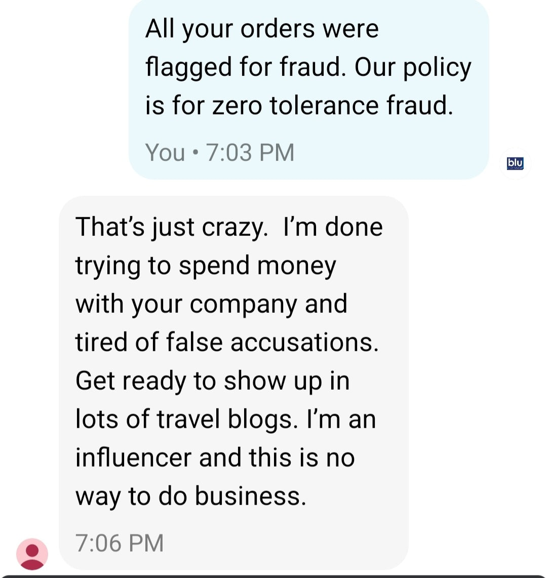 **Public Notice: Fraudulent Orders & Threats of Defamatory Postings**