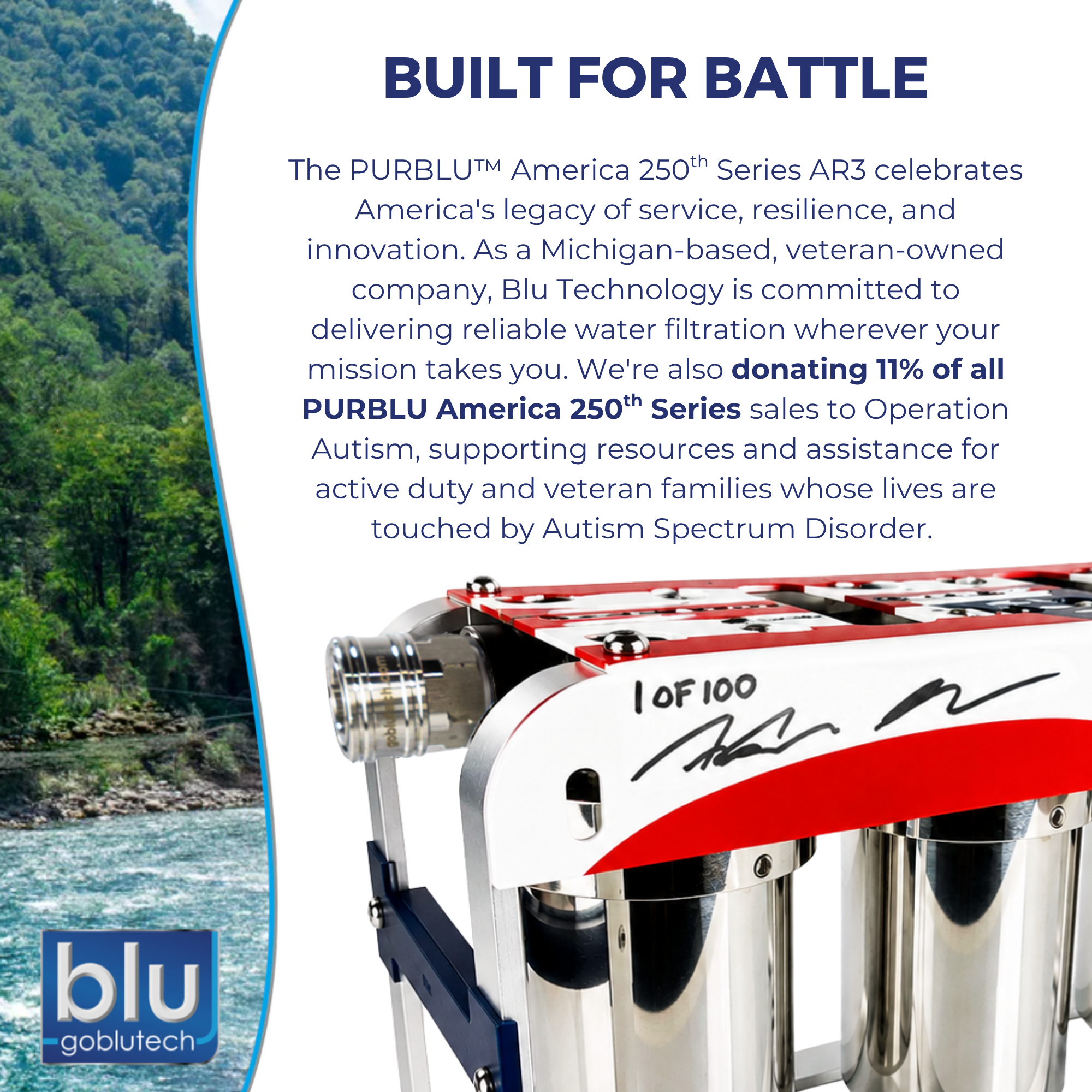 PURBLU™ AR3 - America 250th Series