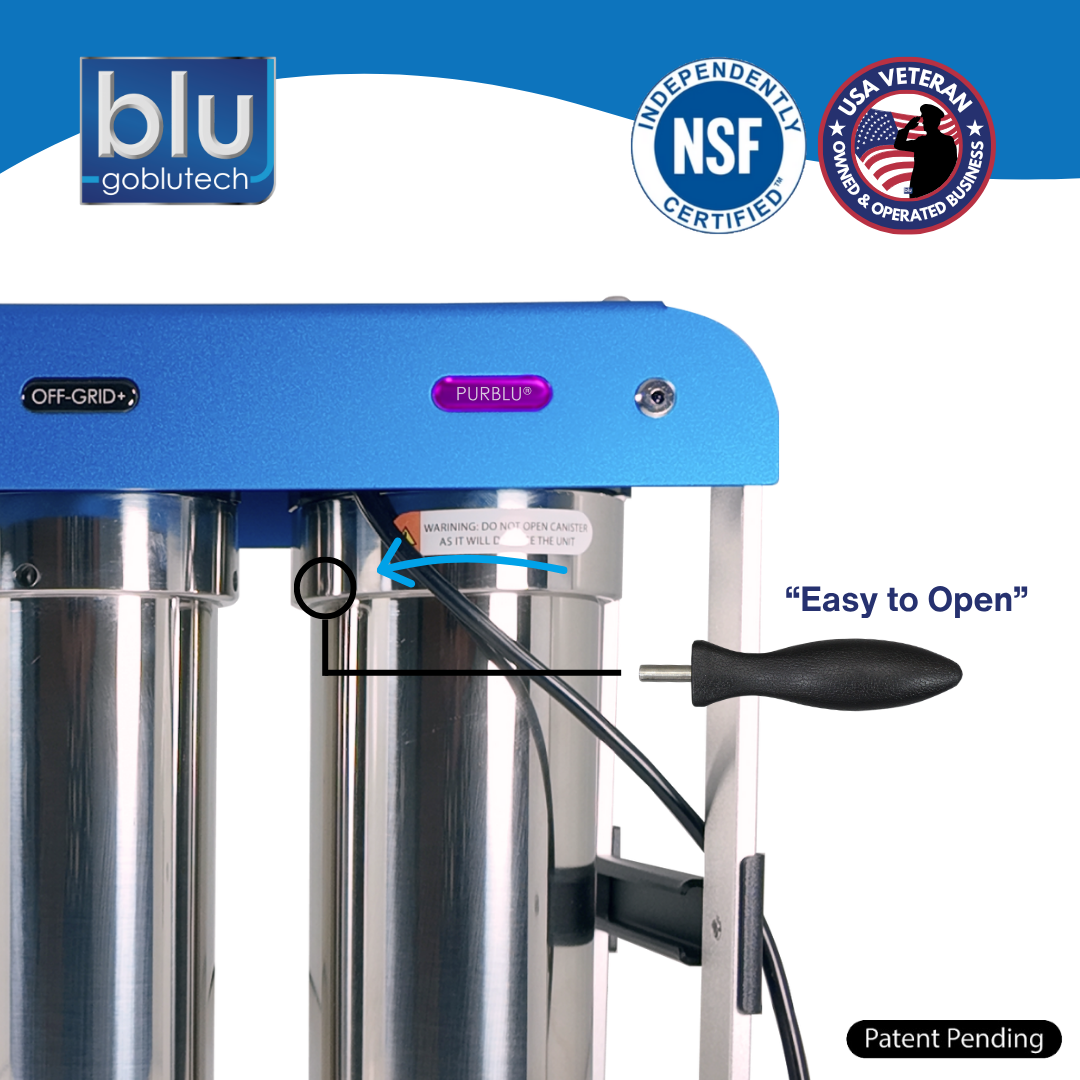 PURBLU® AR3 XLt LED UVC 4-Stage RV Water Filter & Purification System