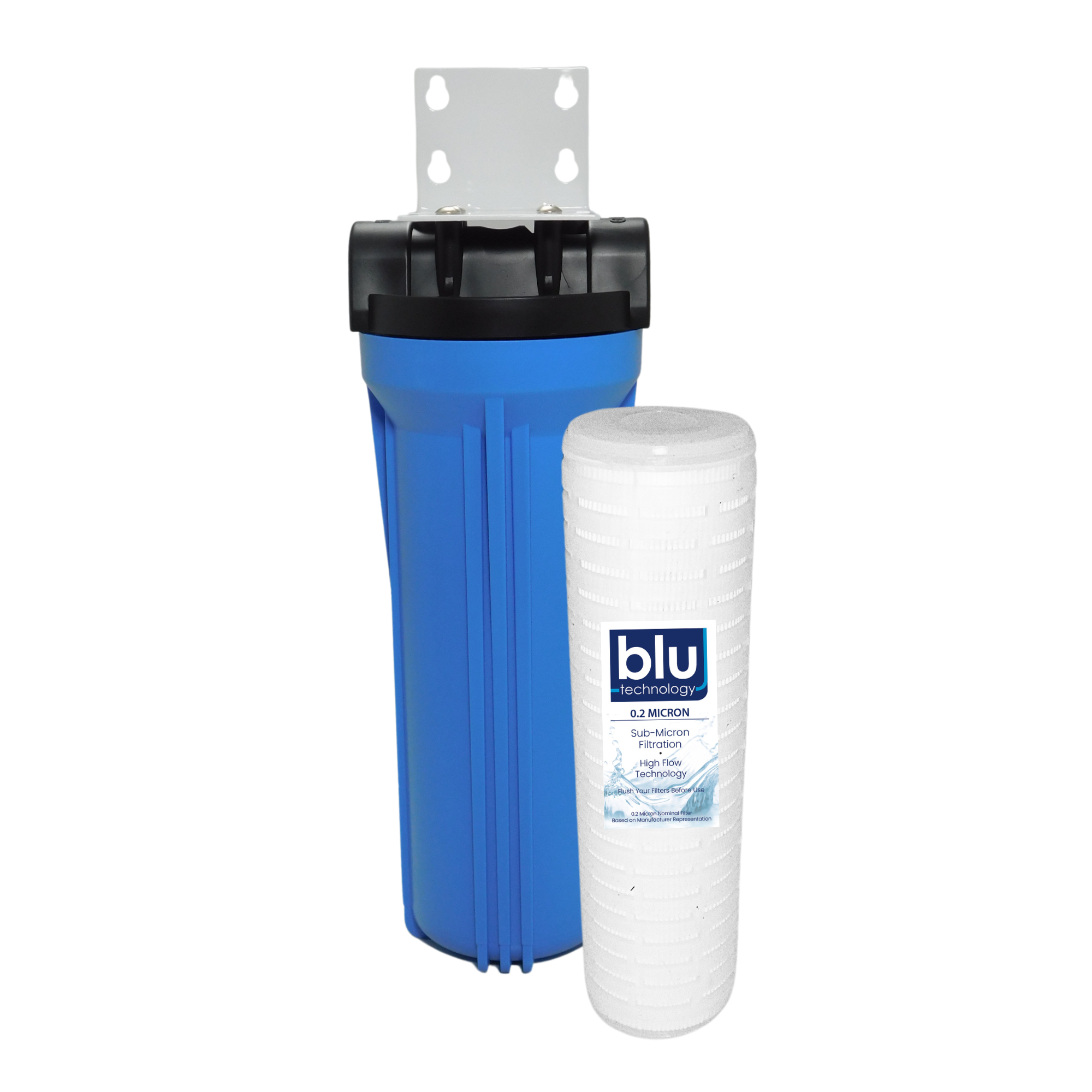 10" Blue Solo Housing with Blu Tech 0.2 Micron Filter (Discontinued)