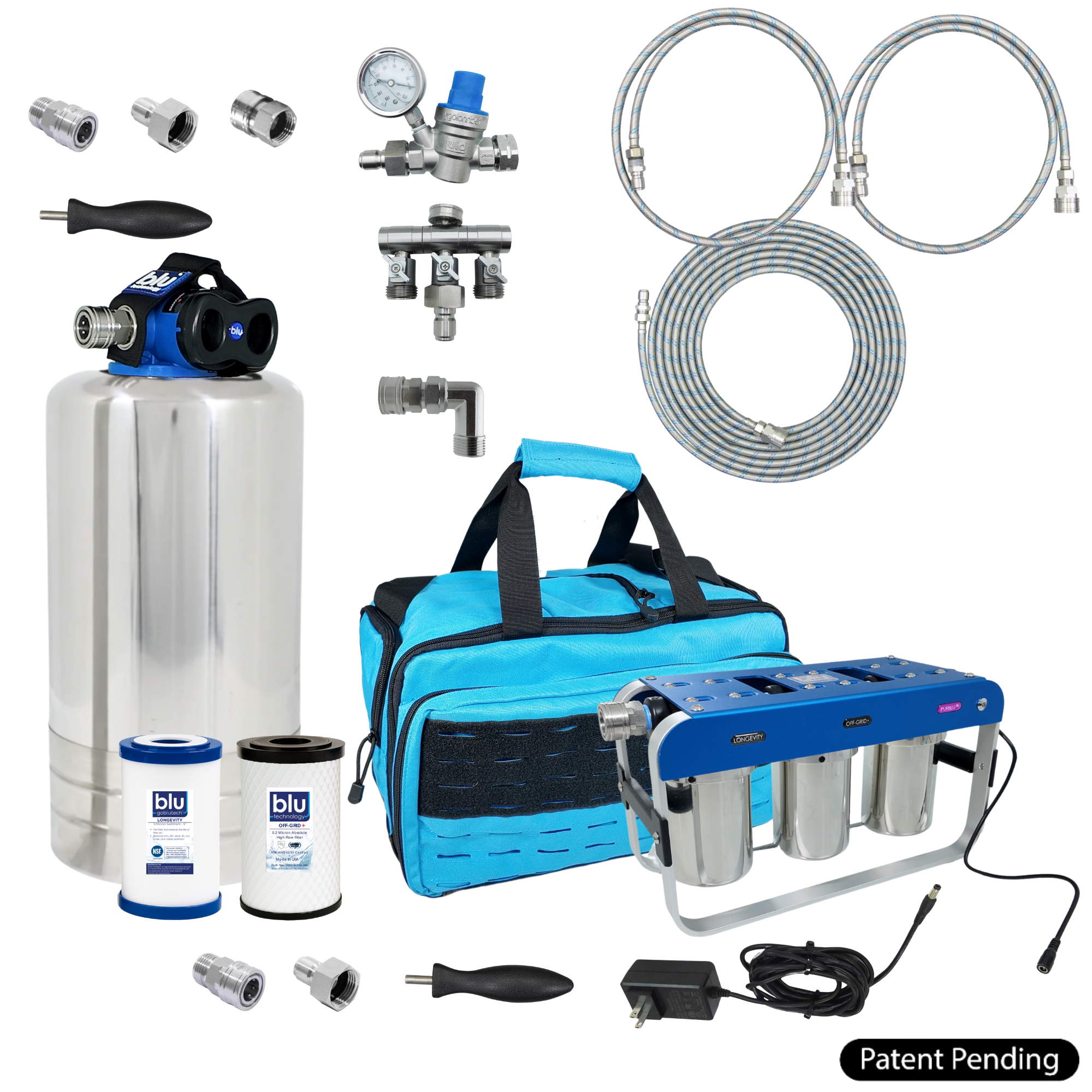 GoBluTech AR3 UVC ELITE Bundle | RV Filtration & Purification Kit – Blu ...