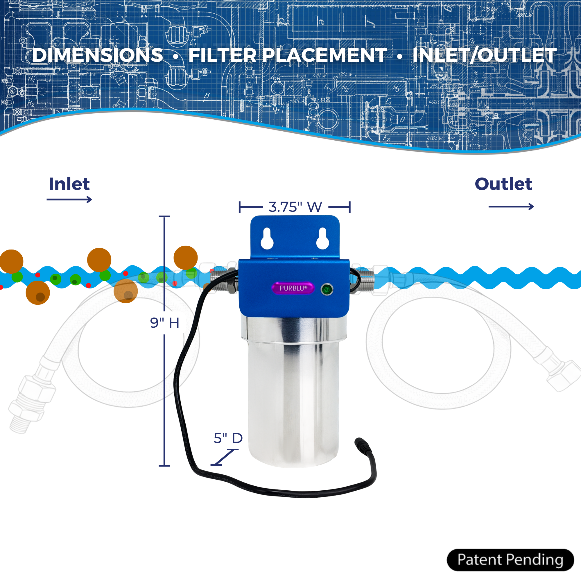 PURBLU® LED UVC Under-Sink Purifier