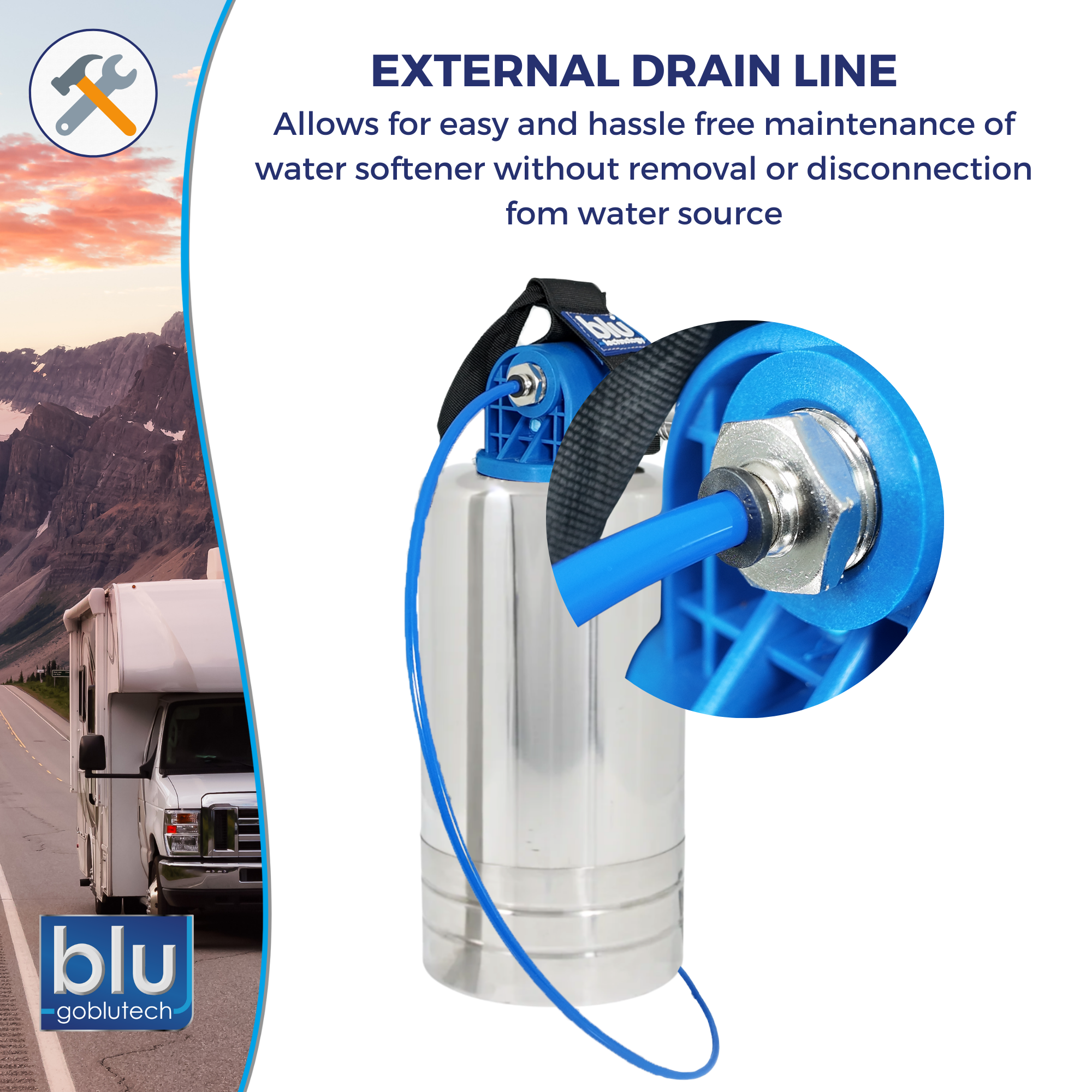 Smart Cap for GoBluTech Water Softener