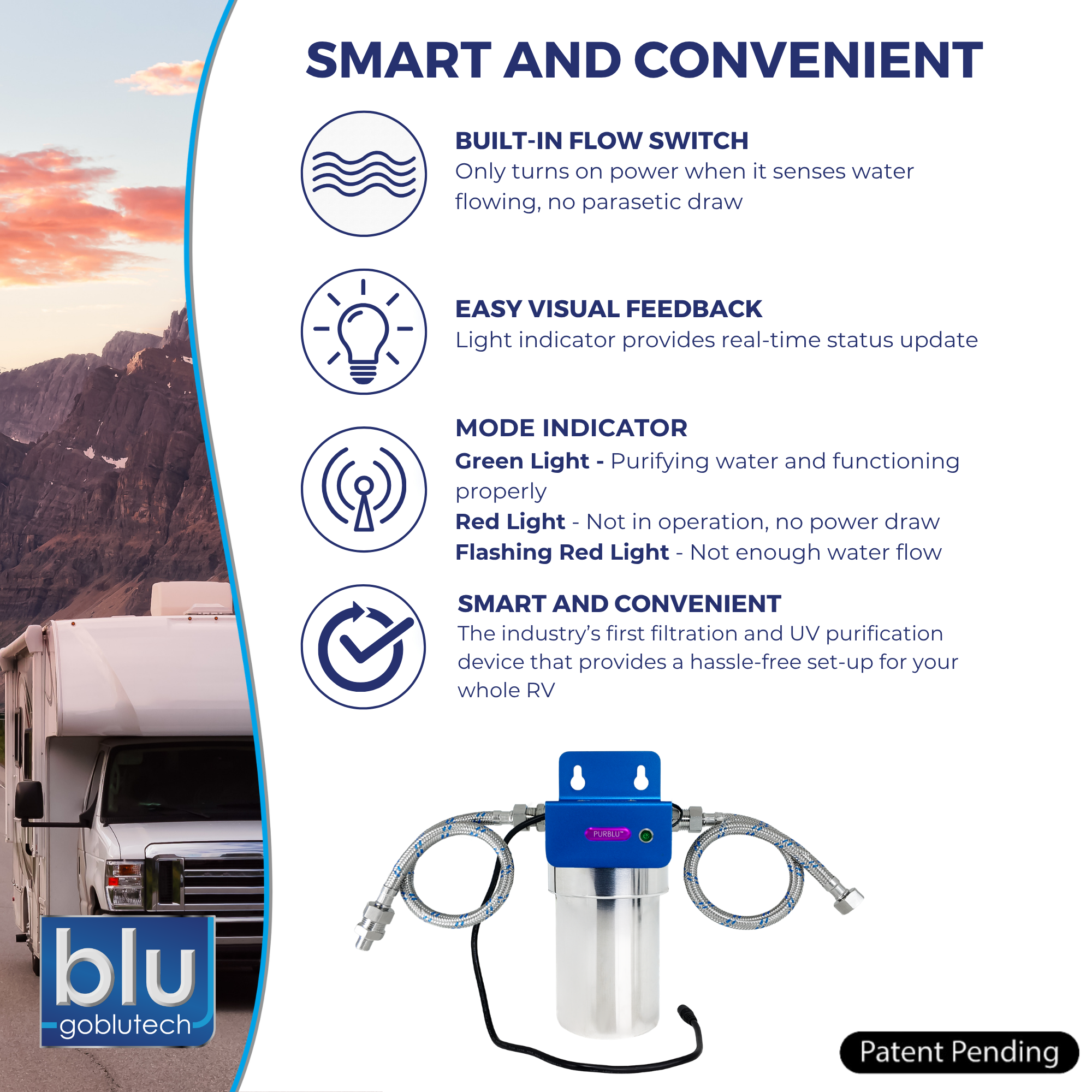 PURBLU™ LED UVC Under-Sink Purifier