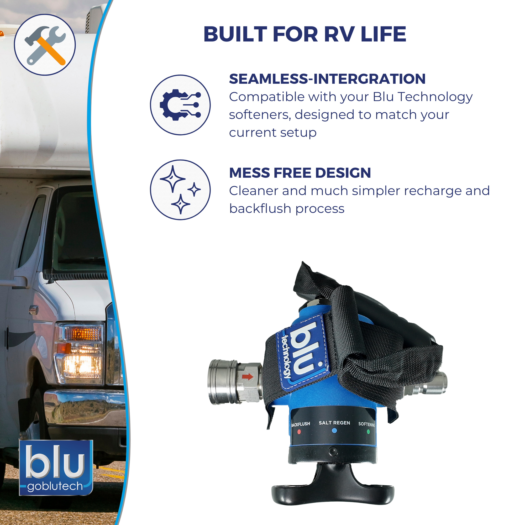 Smart Cap for GoBluTech Water Softener