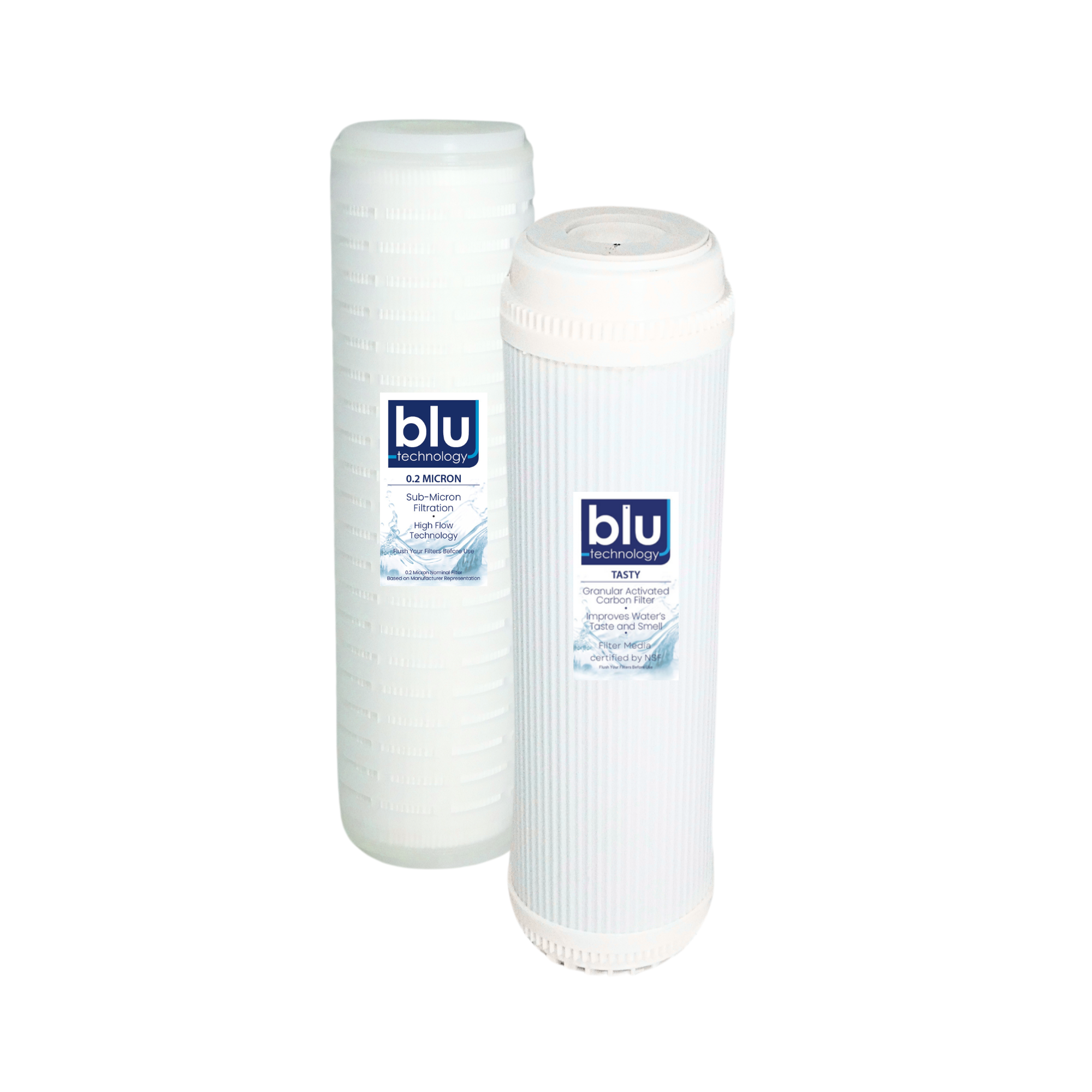 2 Stage Water Filter Recharge Pack | 10-inch