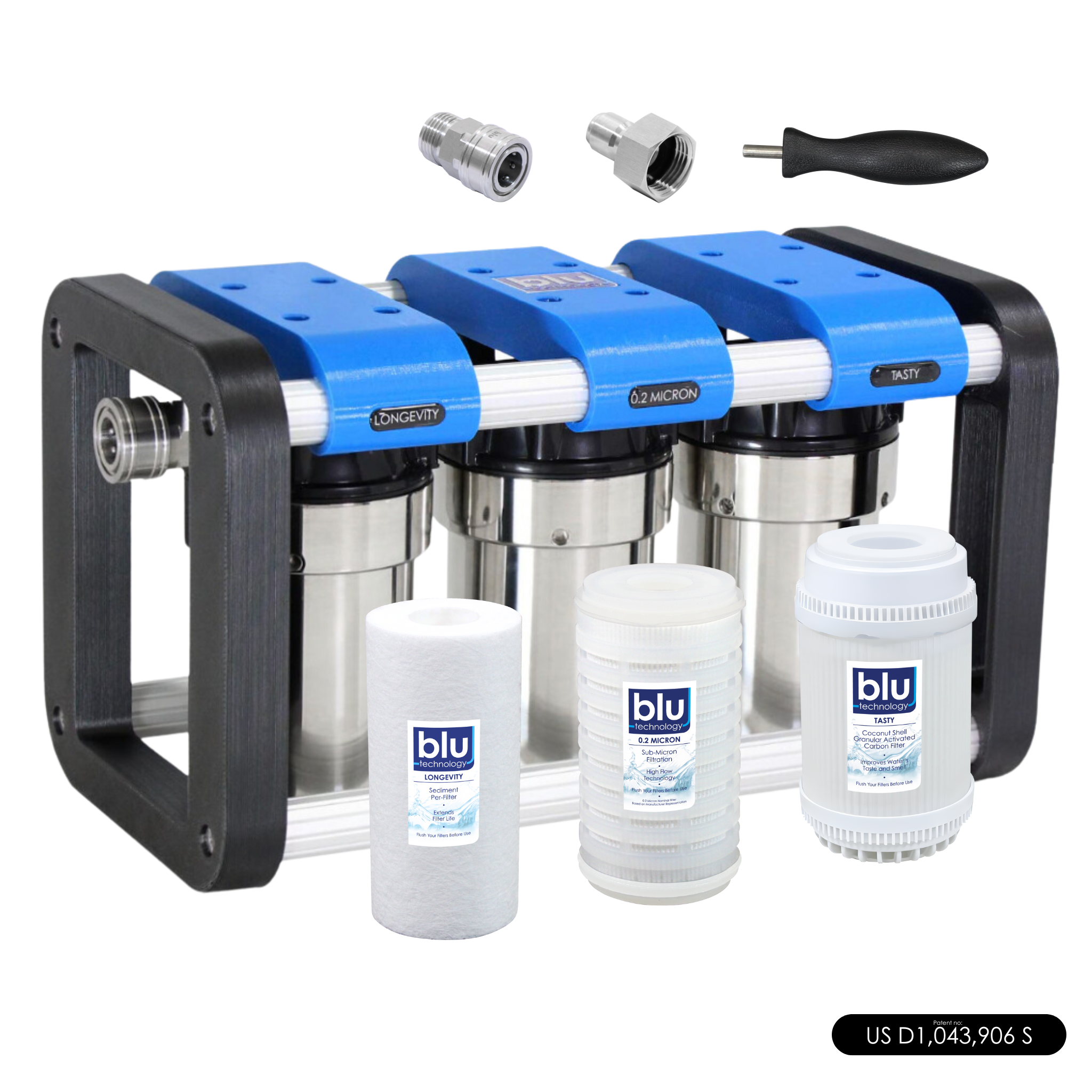 R3 3-Stage RV Water Filtration System