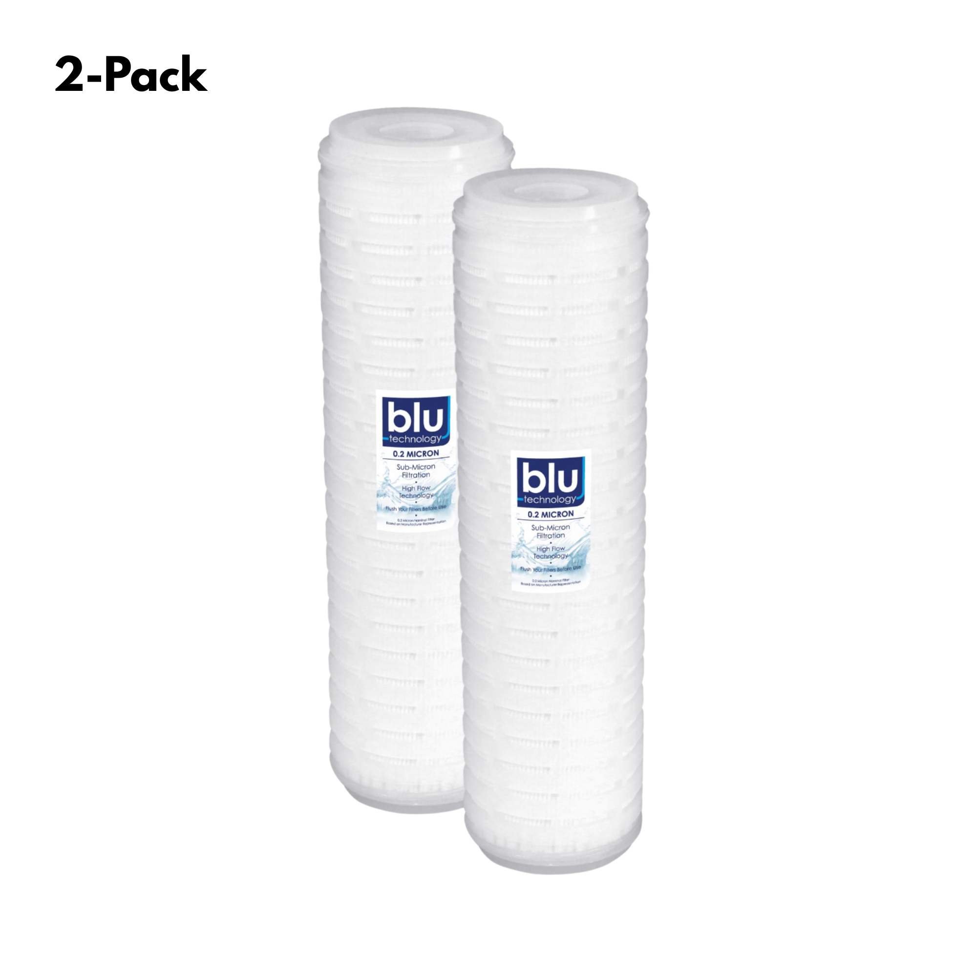 0.2 Micron Water Filter Recharge (2-Pack) | 10-inch
