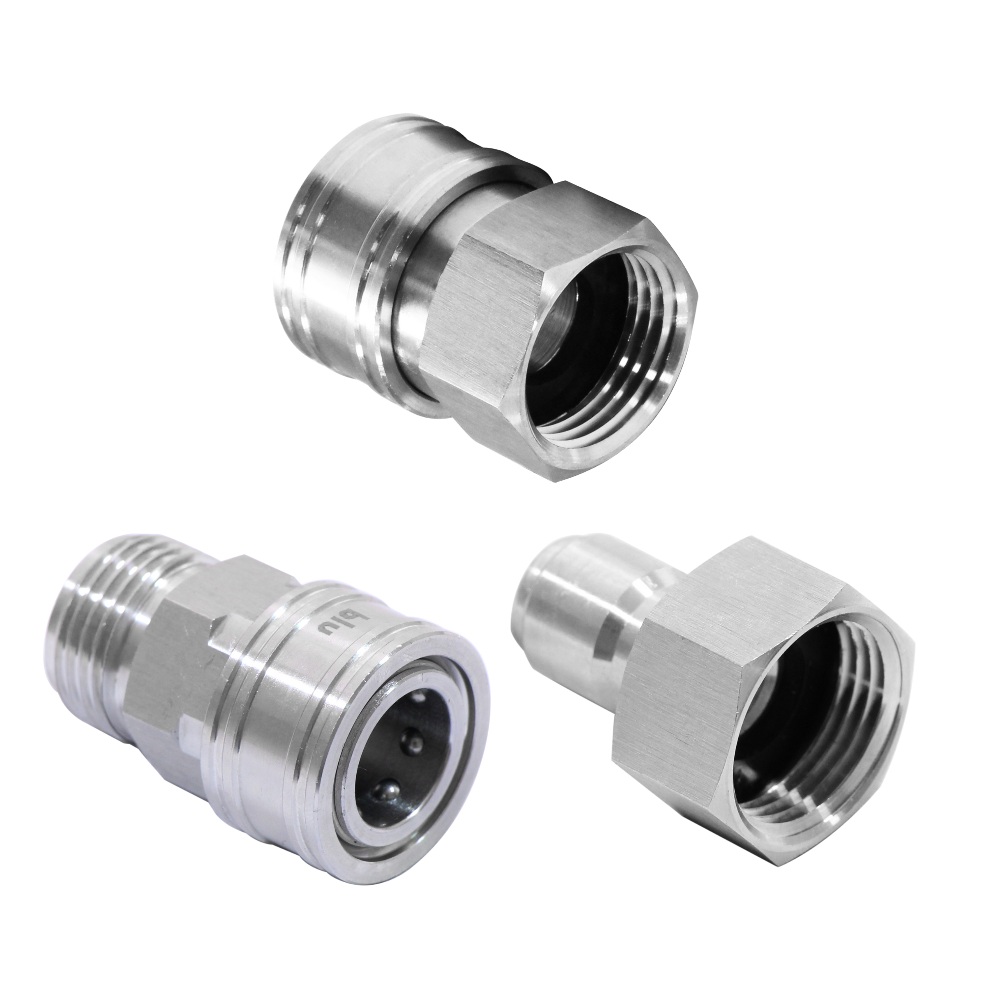 Water Softener with Stainless Steel Quick Connects