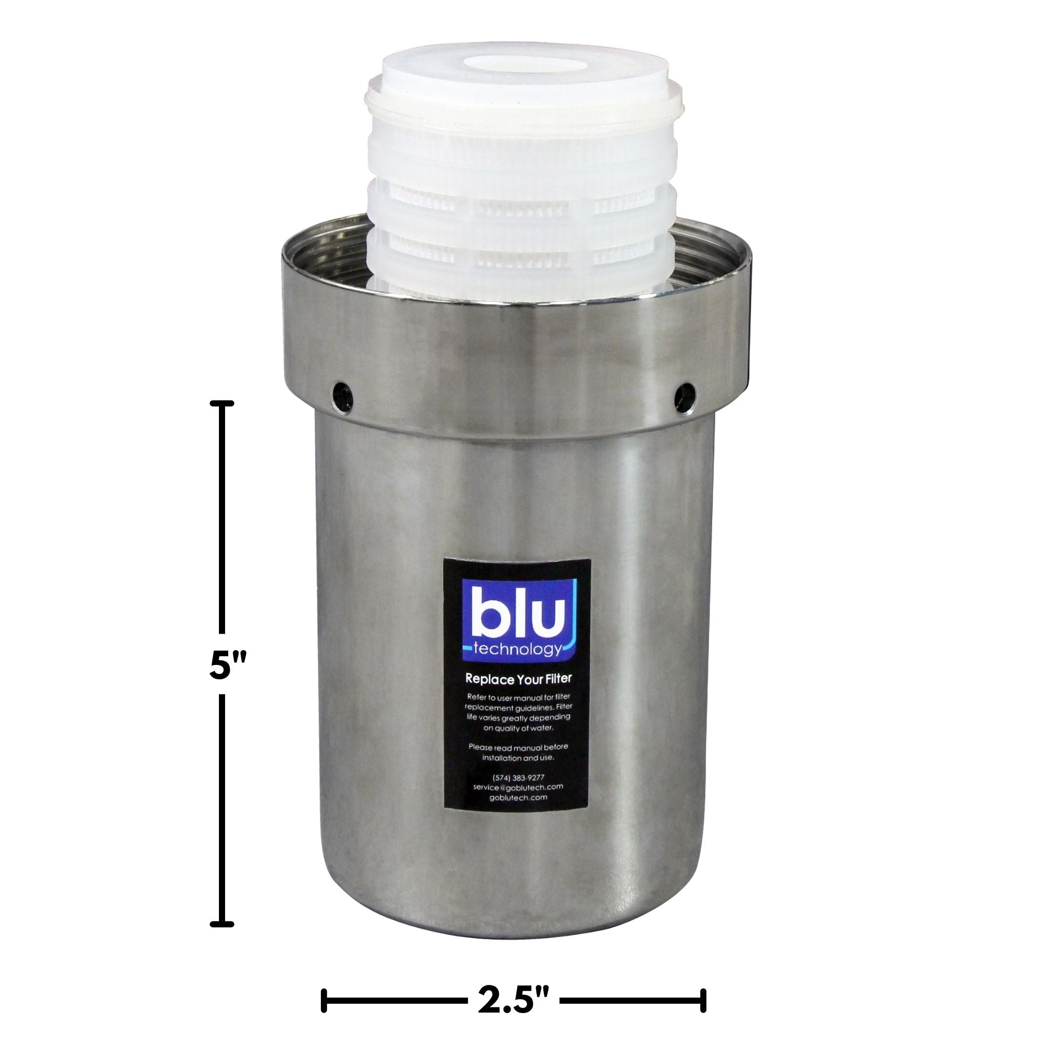 TRIO | Fixed Mounted 3-Stage 5-Inch Water Filtration System