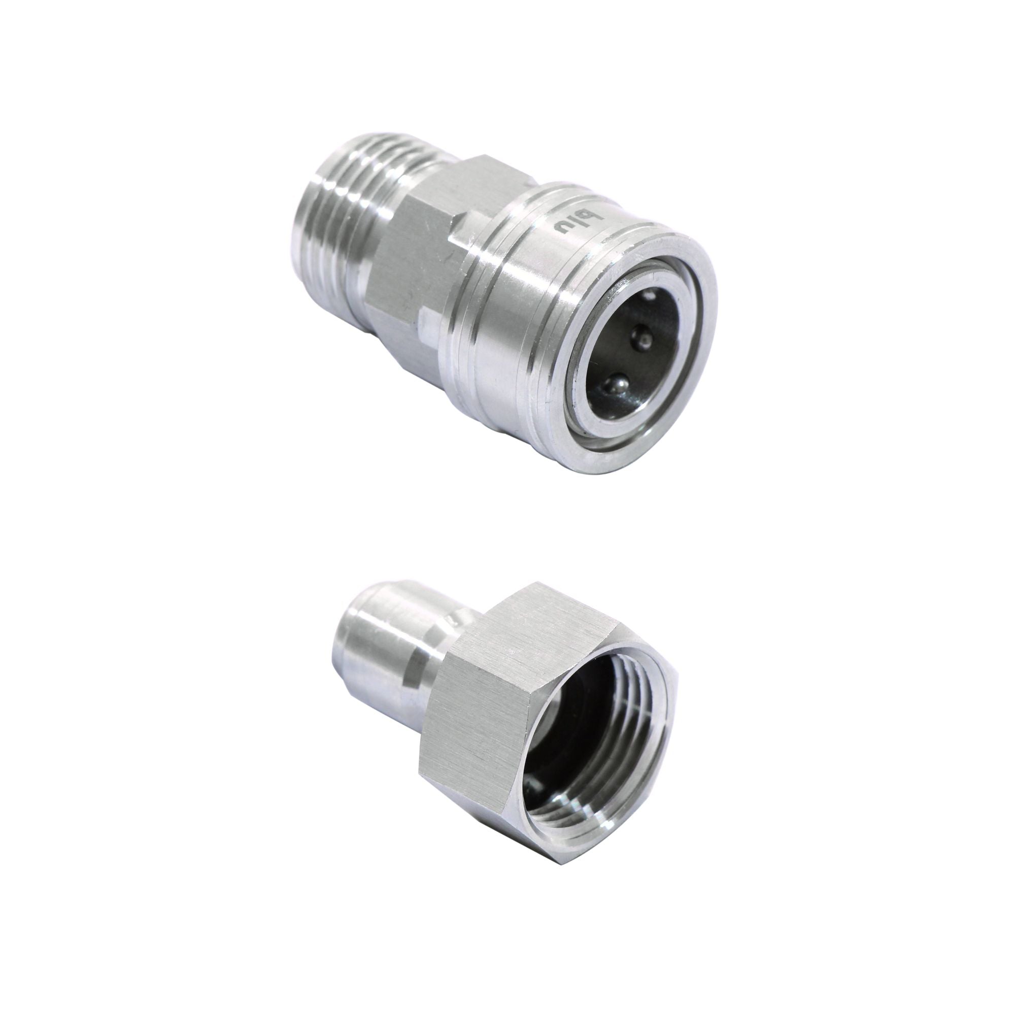 25ft Universal Stainless Steel Hose with Quick Connects