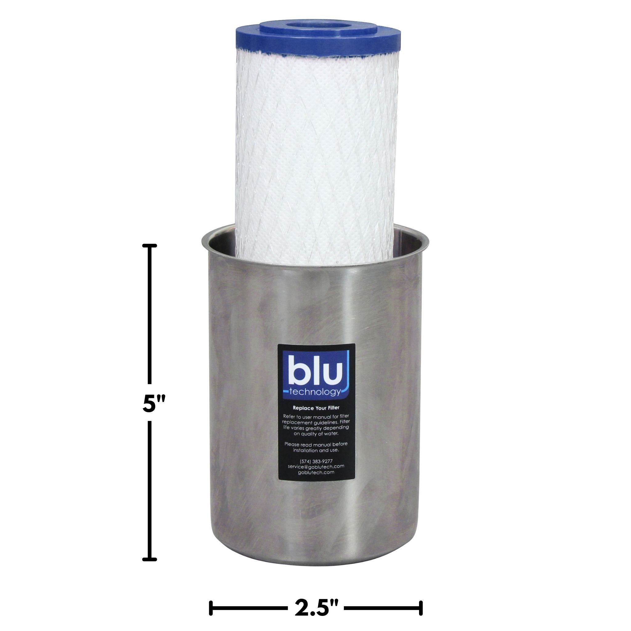 3 Stage "OFF-GRID" UPGRADE Water Filter Recharge Pack | 5-inch