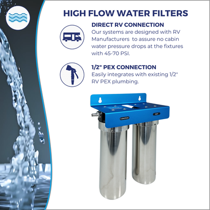 DUO XLT | Fixed Mounted 2-Stage 10-Inch Water Filtration System