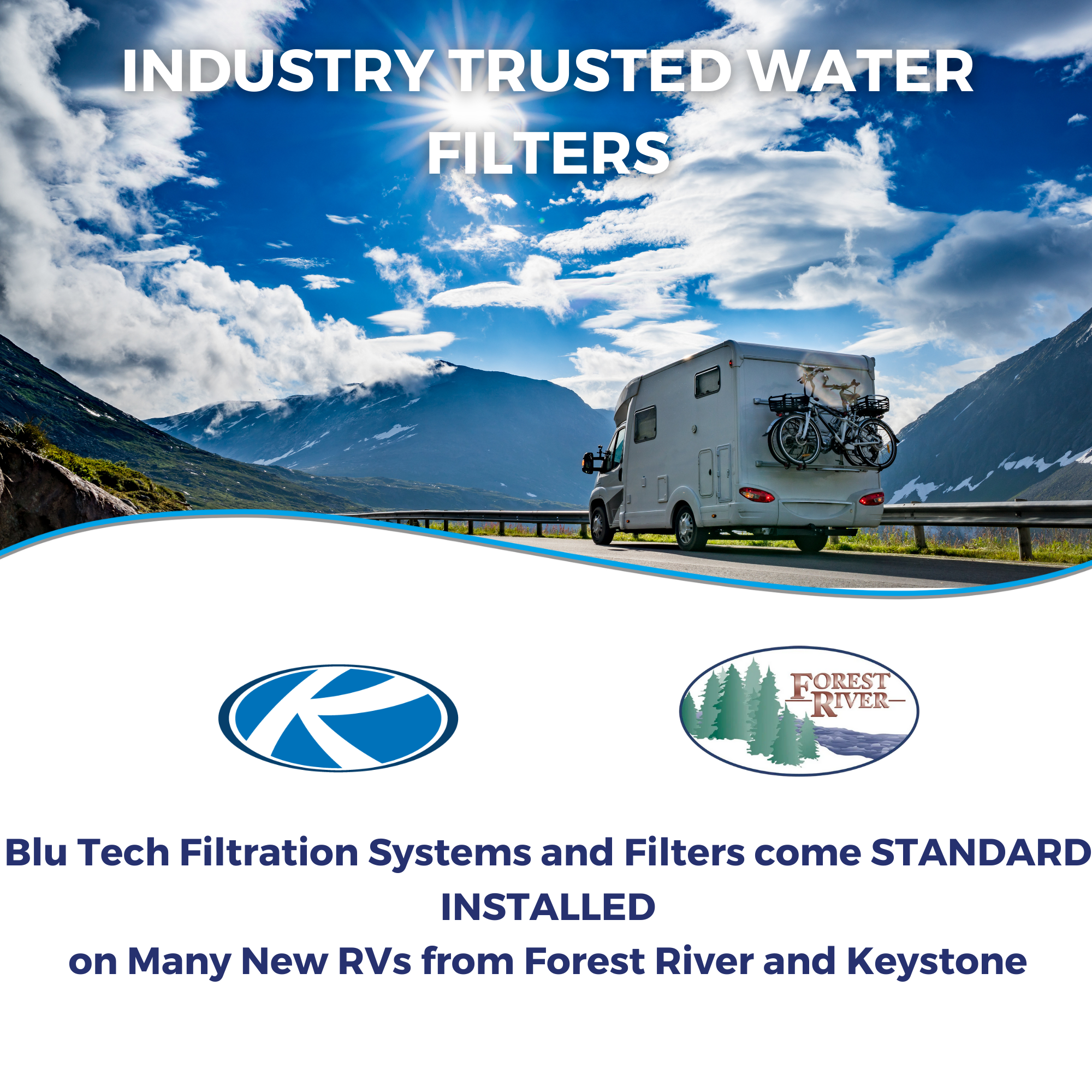 TRIO | Fixed Mounted 3-Stage 5-Inch Water Filtration System