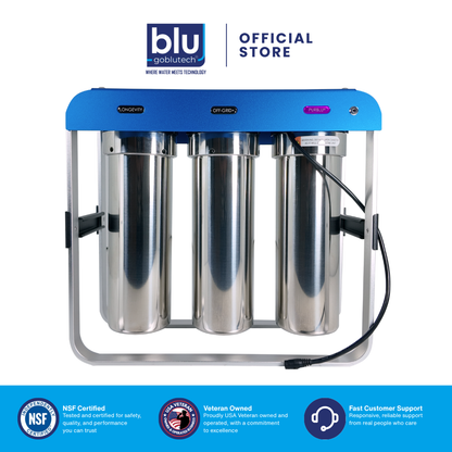 PURBLU® AR3 XLt LED UVC 4-Stage RV Water Filter & Purification System