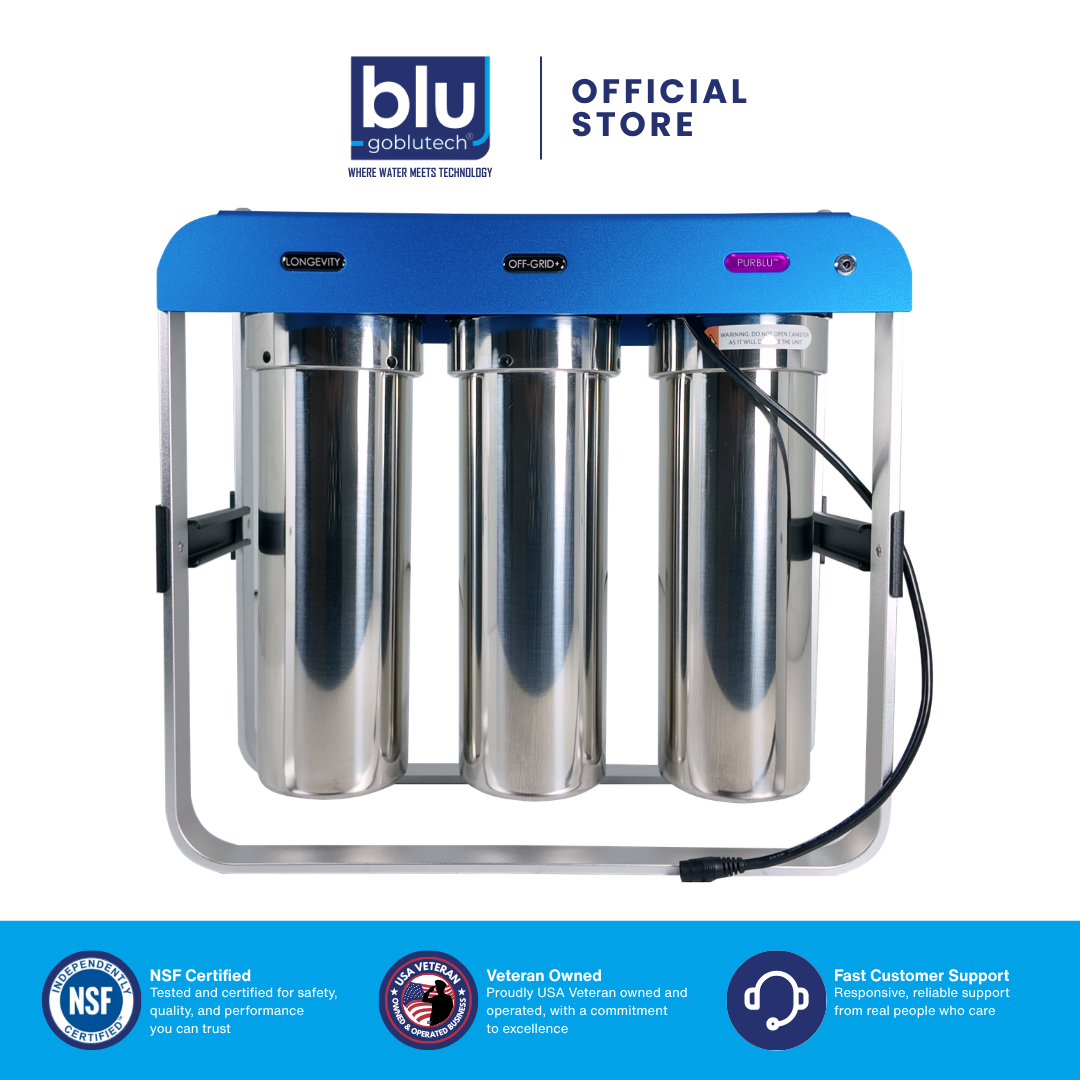 PURBLU™ AR3 XLt LED UVC 4-Stage RV Water Filtration & Purification System