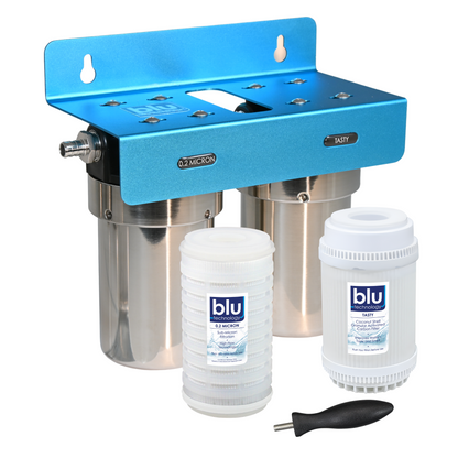 DUO | Fixed Mounted 2-Stage 5-Inch Water Filtration System