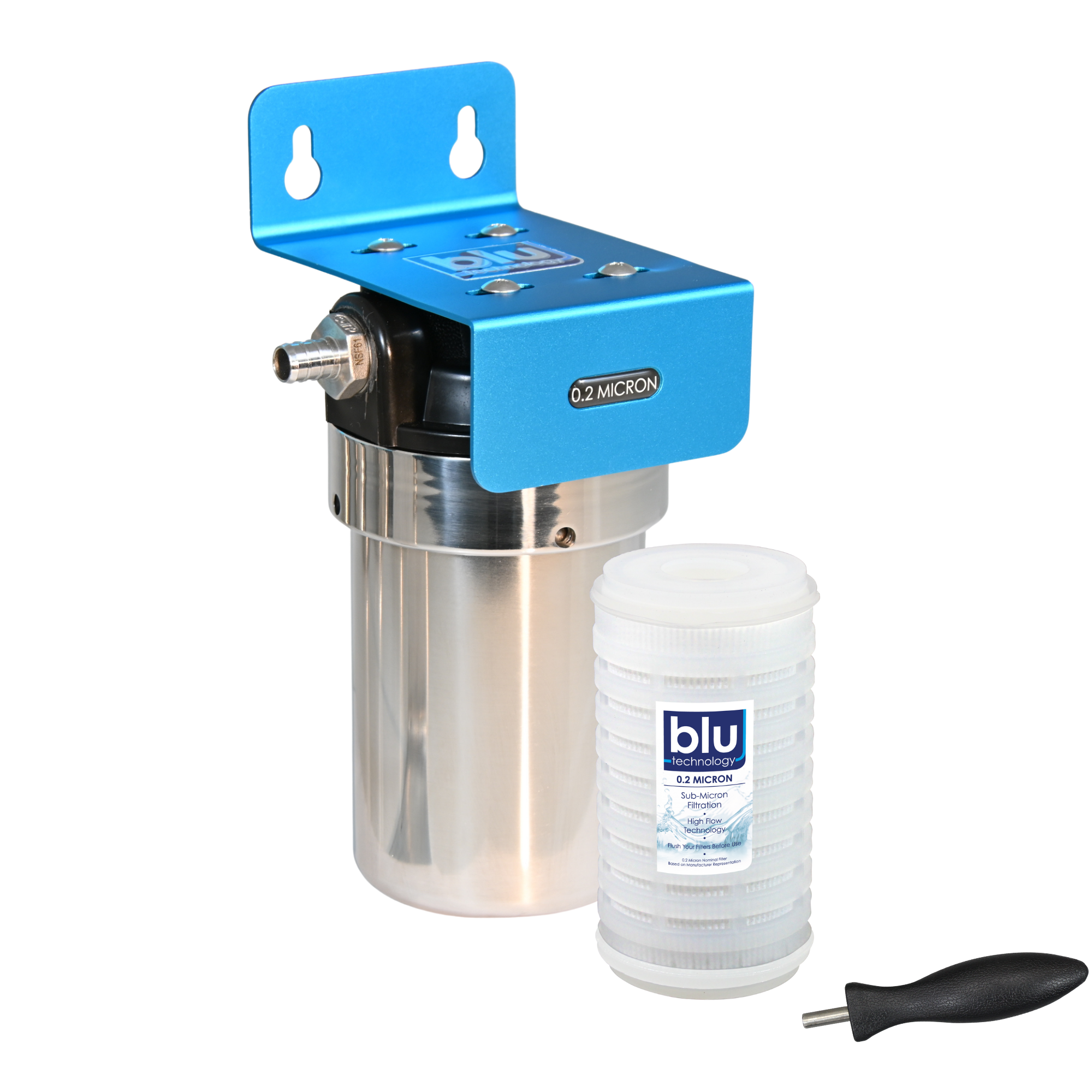 SOLO | Fixed Mounted 1-Stage 5-Inch Water Filtration System