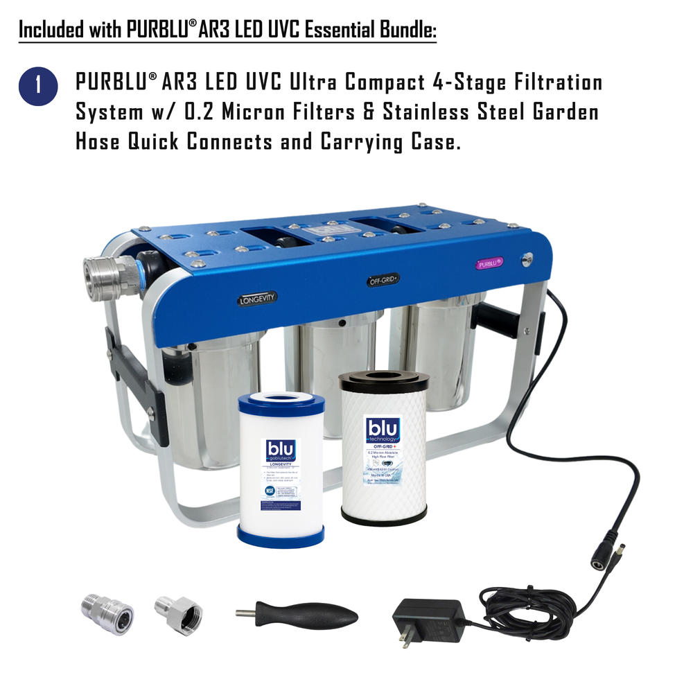 GoBluTech AR3 UVC ESSENTIAL Bundle | RV Filtration & Purification Kit ...