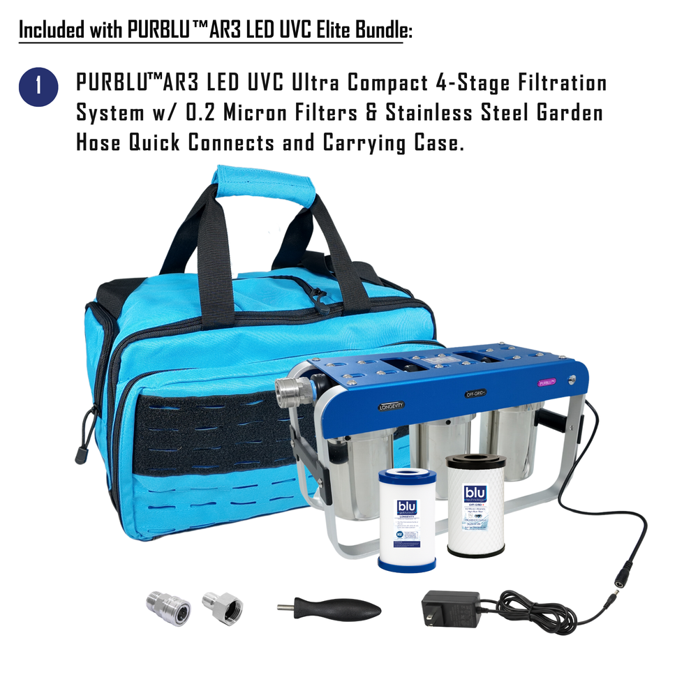 GoBluTech AR3 UVC ELITE Bundle | RV Filtration & Purification Kit – Blu ...