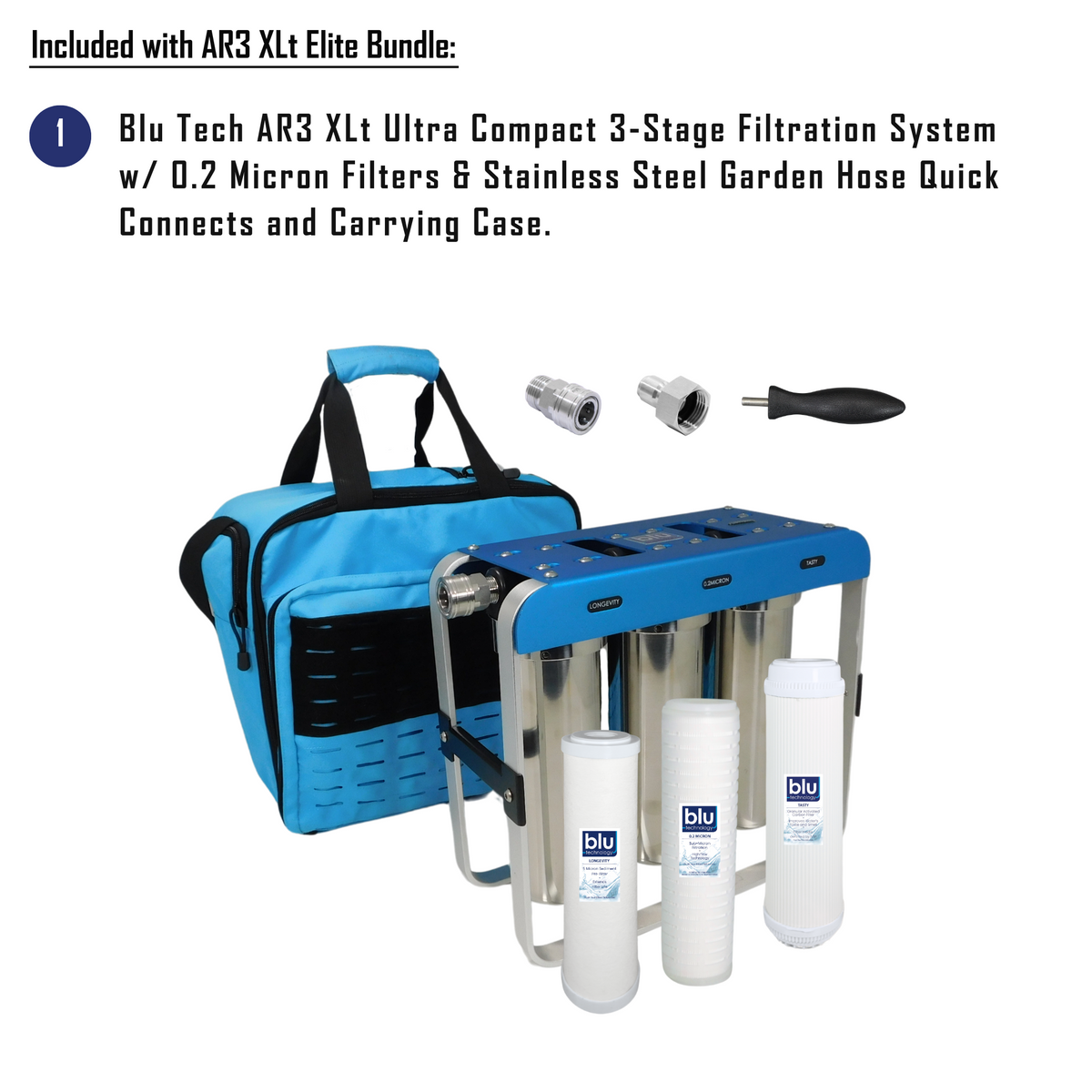 GoBluTech AR3 XLT ELITE Bundle | Complete RV Filtration Kit – Blu ...