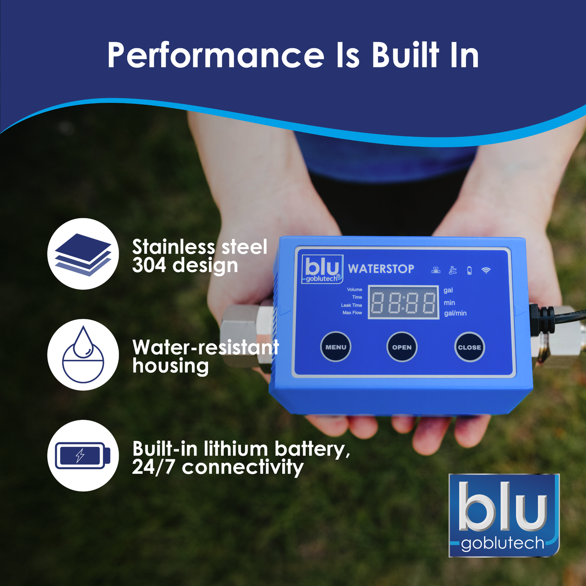 GoBluTech WATERSTOP™ – Blu Technology LLC