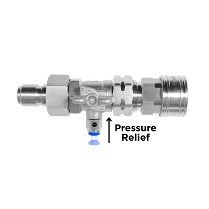 Shut-Off Valve with Pressure Relief