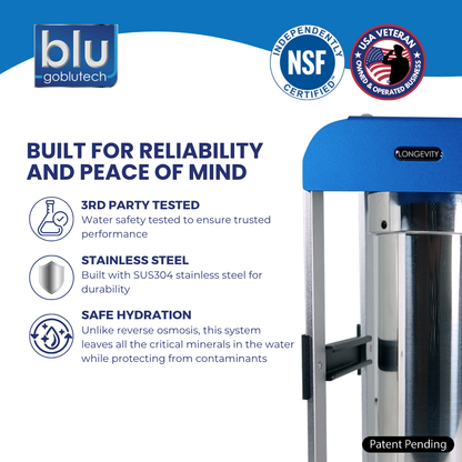 PURBLU™ AR3 XLt LED UVC 4-Stage RV Water Filtration & Purification System