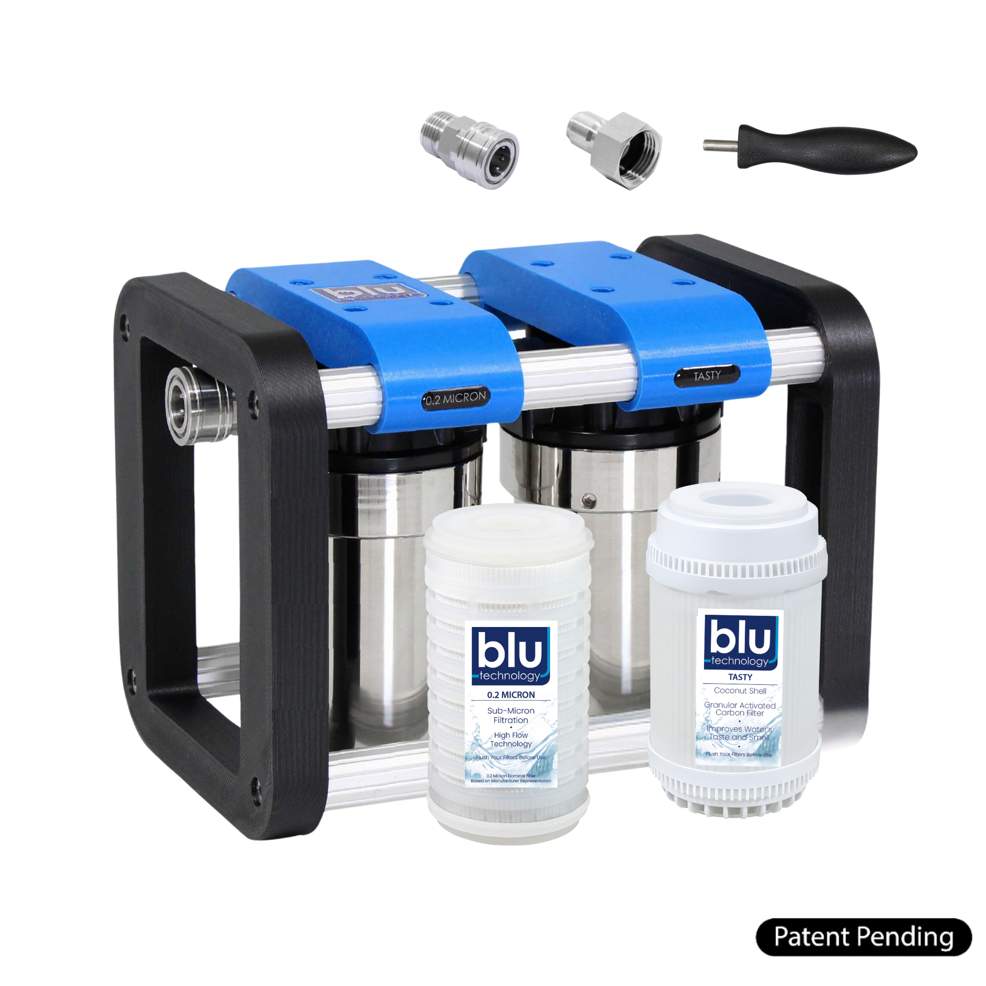 STORM SOLUTION ソリューション　15P Portable RV Water Filtration System | Blu Technology – Blu