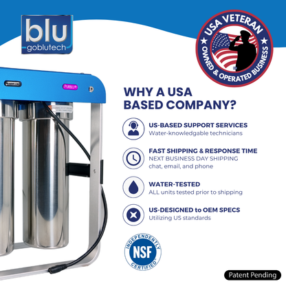 PURBLU® AR3 XLt LED UVC 4-Stage RV Water Filter & Purification System