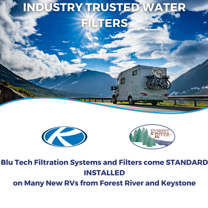 DUO | Fixed Mounted 2-Stage 5-Inch Water Filtration System