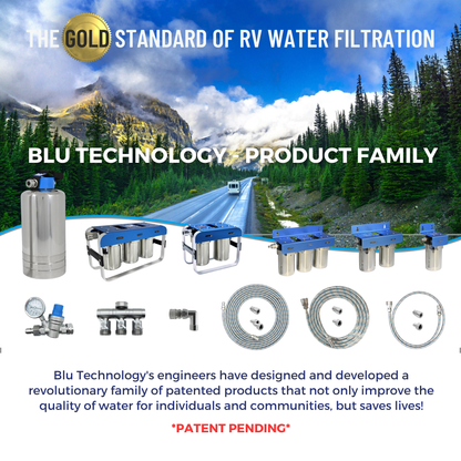 TRIO | Fixed Mounted 3-Stage 5-Inch Water Filtration System