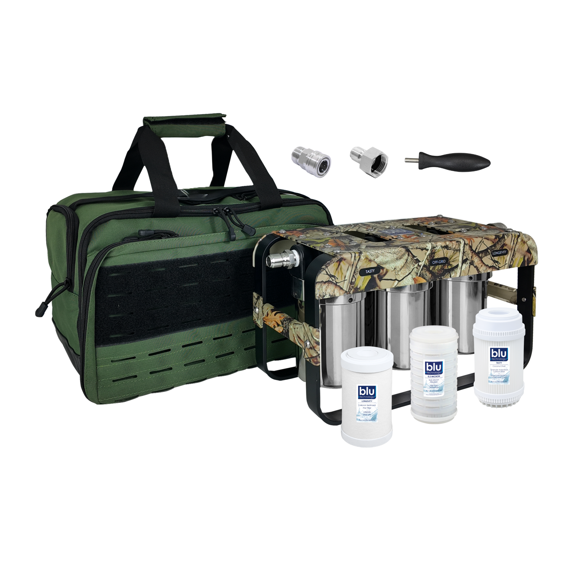 AR3 Camo Version 3-Stage RV Water Filtration System