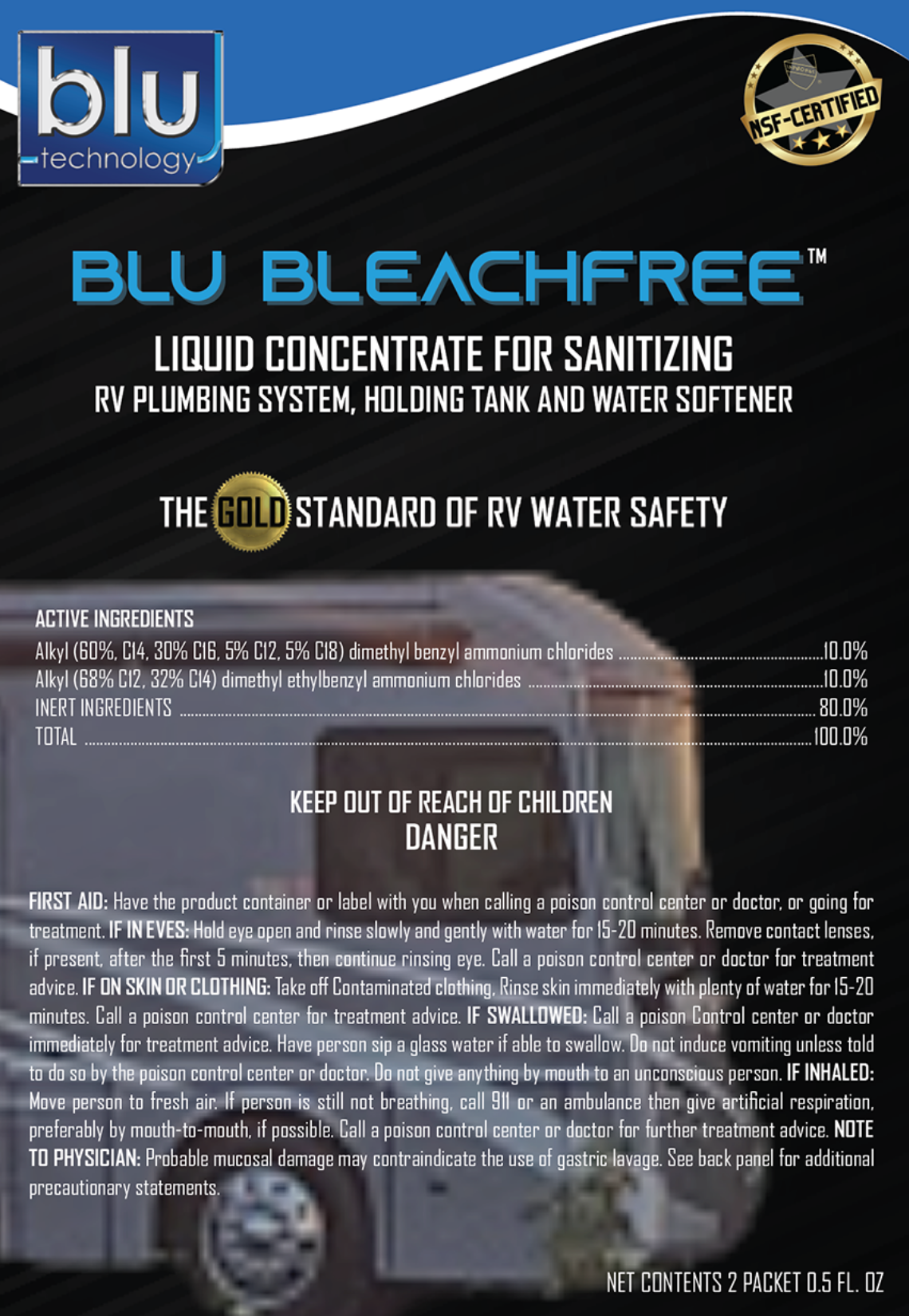 BLU BLEACHFREE™ | Liquid RV Sanitizer