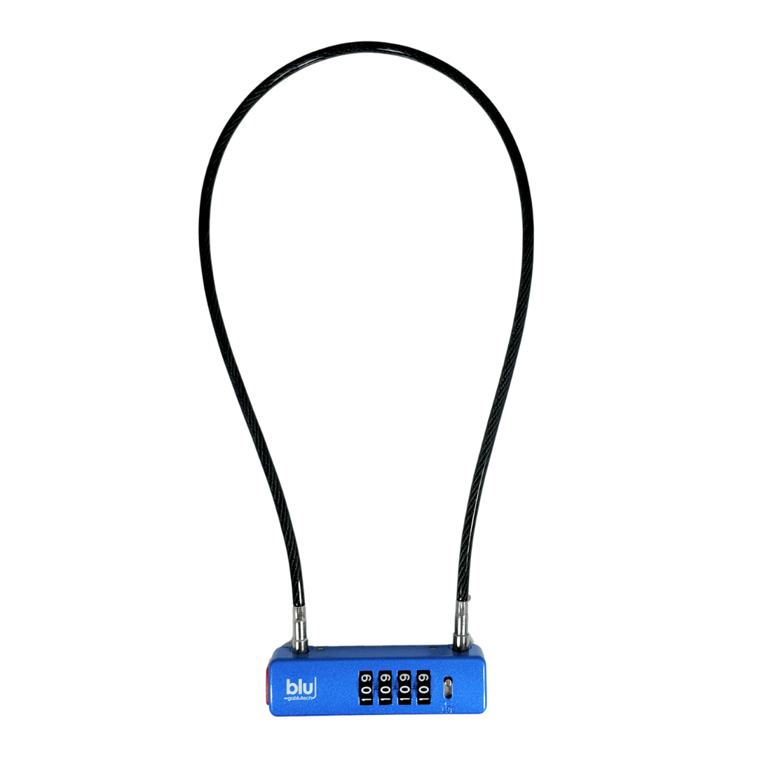 Combination Lock with 24-inch Steel Cable