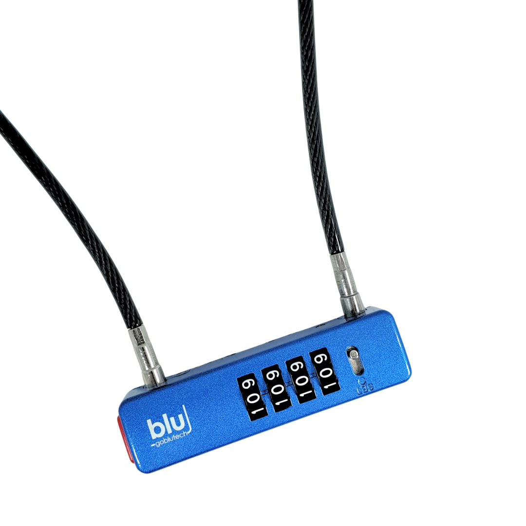 Combination Lock with 24-inch Steel Cable