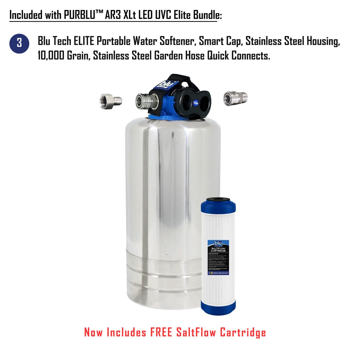 GoBluTech AR3 XLt UVC ELITE Bundle | RV Filtration & Purification Kit ...