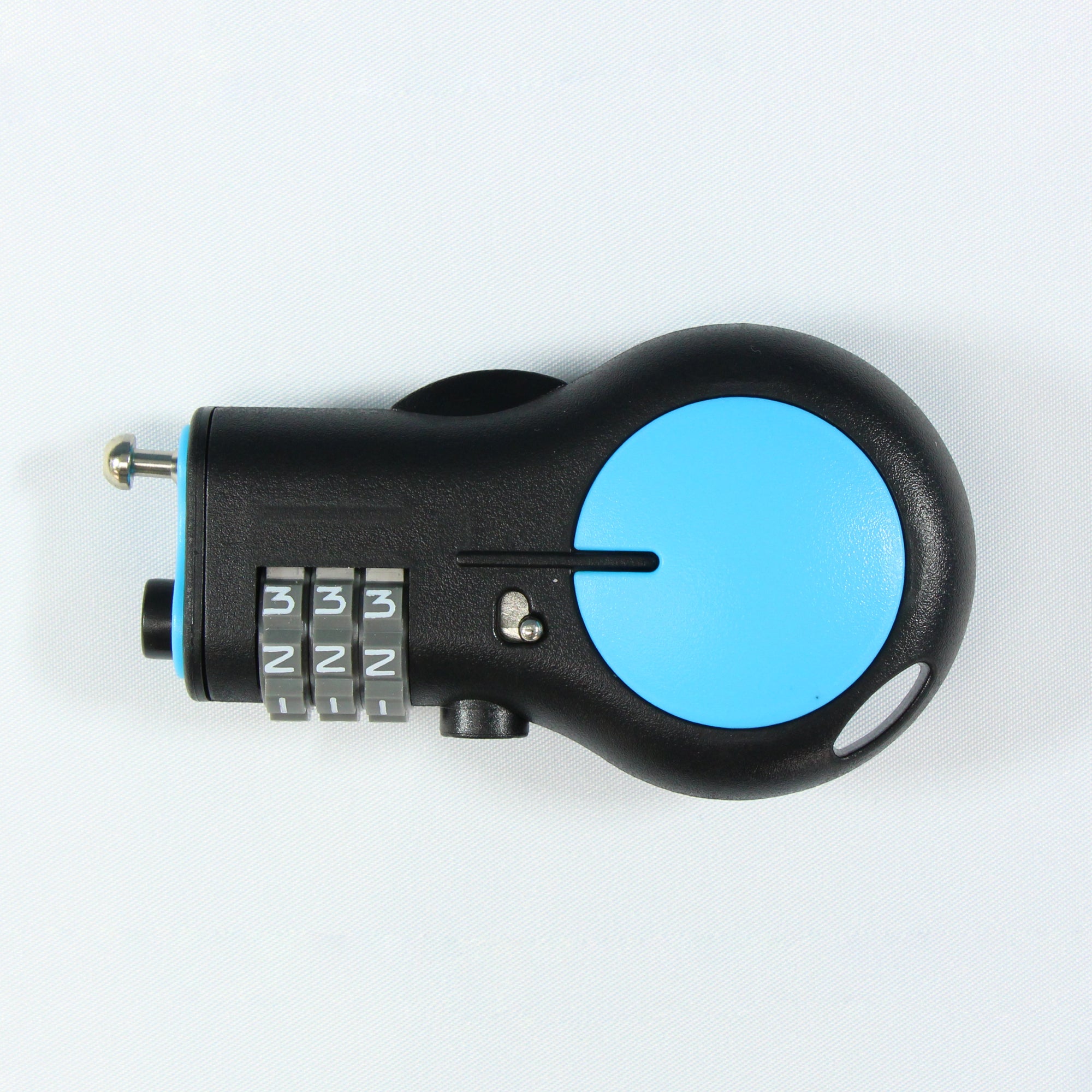Combination Lock with 30-inch Retractable Steel Cable